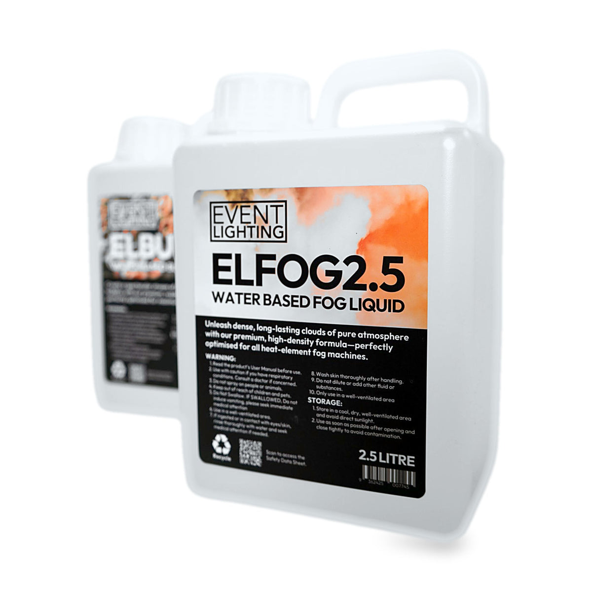 Event Lighting ELFOG2.5 High Density Fog Fluid 2.5L
