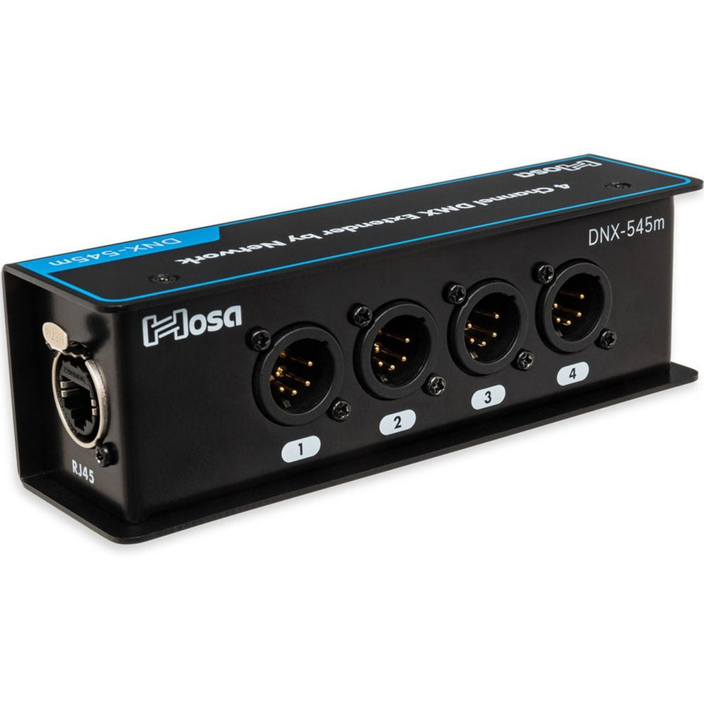 Hosa DNX545M 5 Pin DMX Extender Male XLR To CAT Network RJ45