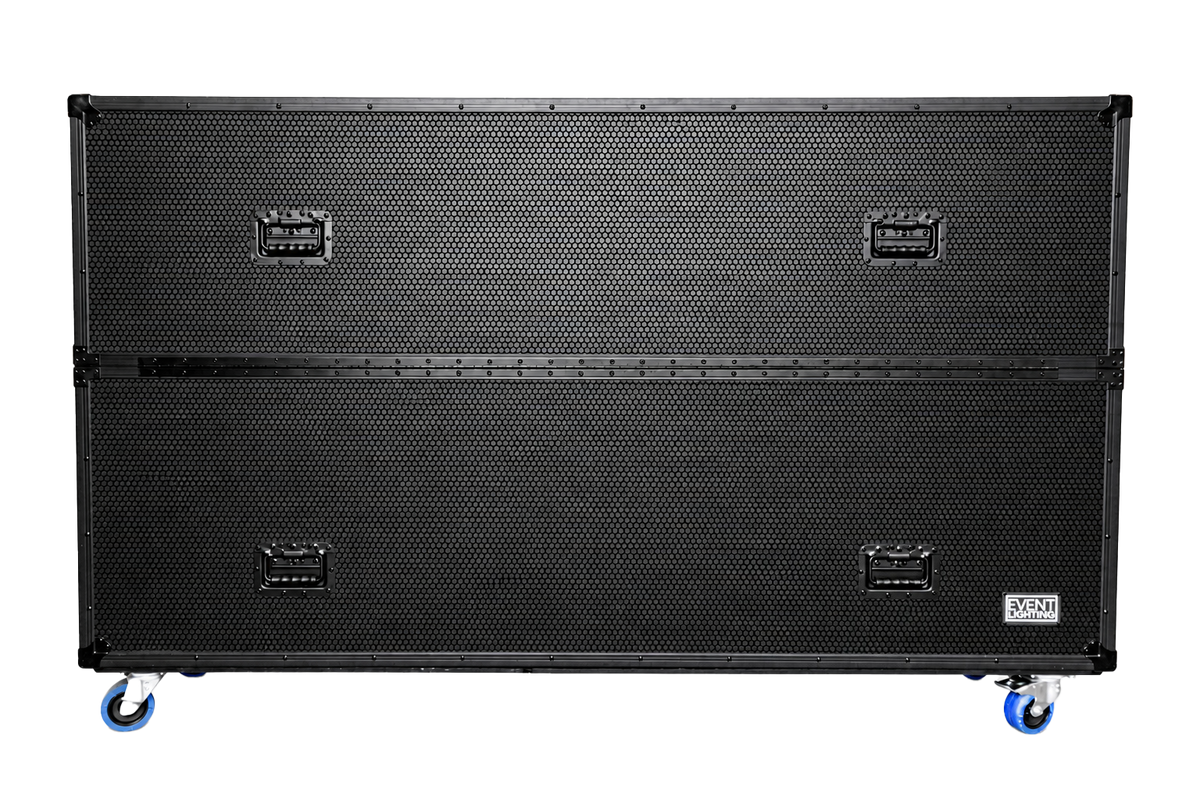 Event Lighting TVCASE7080DUAL Flight Case for Dual 70–80-inch TVs